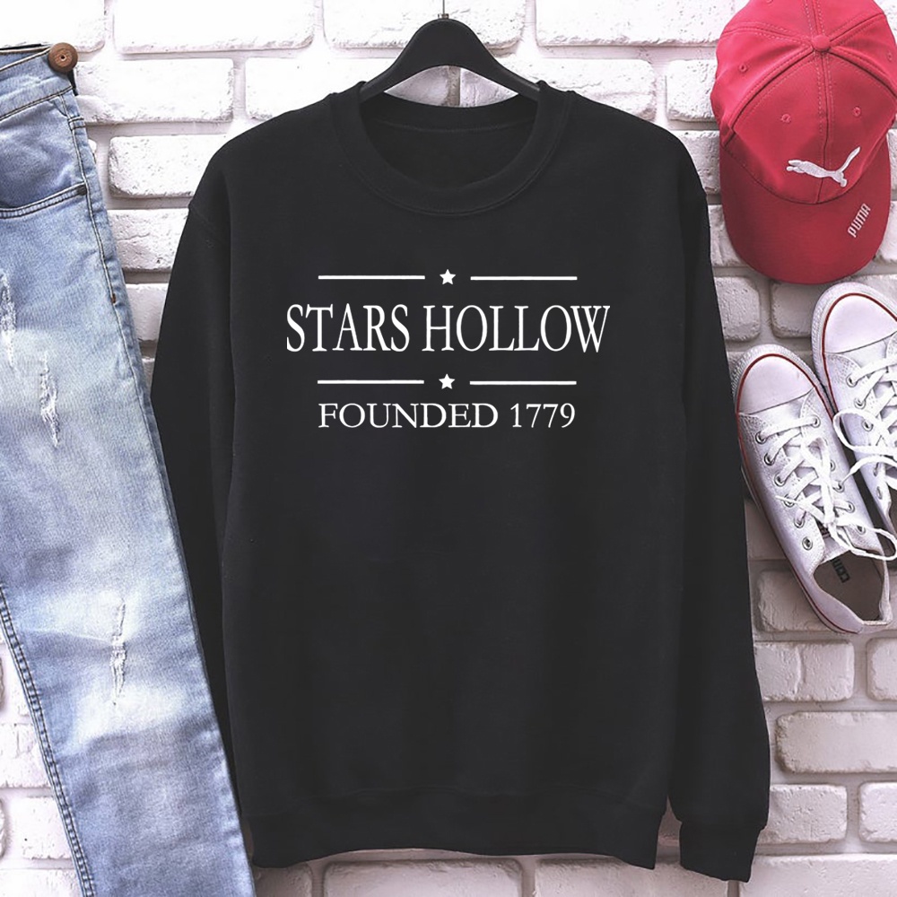 Áo Sweatshirt Khoét Rỗng Họa Tiết Ngôi Sao Rory Lorelai Gilmore Cổ Điển Mùa Thu Lễ Hội Cho Nữ