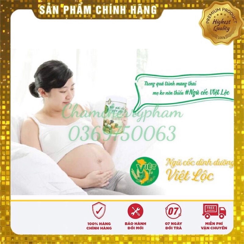 Ngũ cốc bầu việt lộc (1hộp) ngũ cốc bầu+lợi sữa ❤️Freeship❤️ {hàng sẵn}