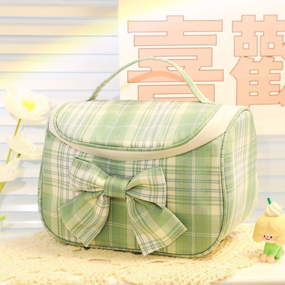 Túi Đựng Đồ Trang Điểm Sức Chứa Lớn Có Khóa Kéo Tiện Dụng