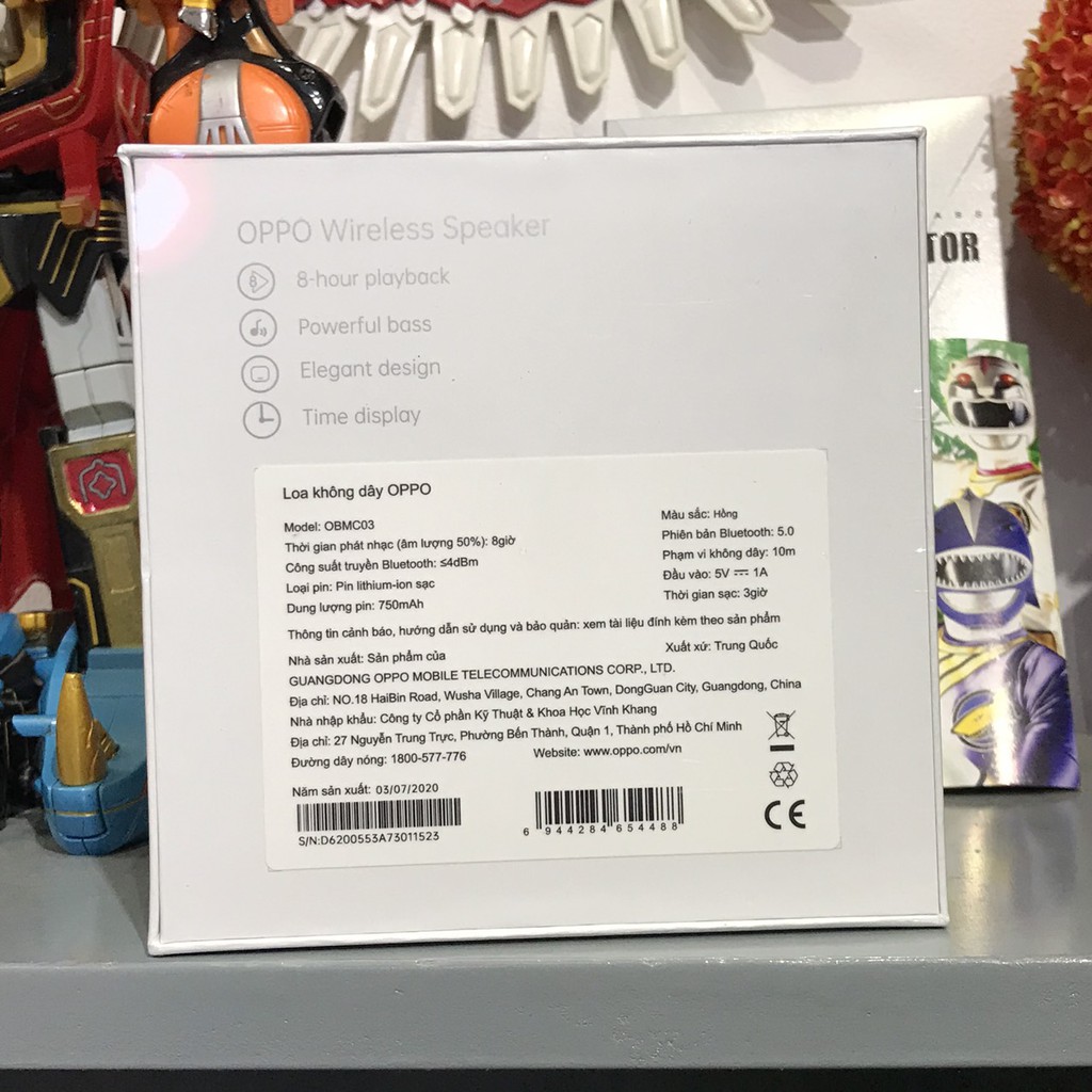[Mã ELFLASH5 giảm 20K đơn 50K] Loa Bluetooth OBMC03 Oppo Reno4 - Hàng Chính Hãng