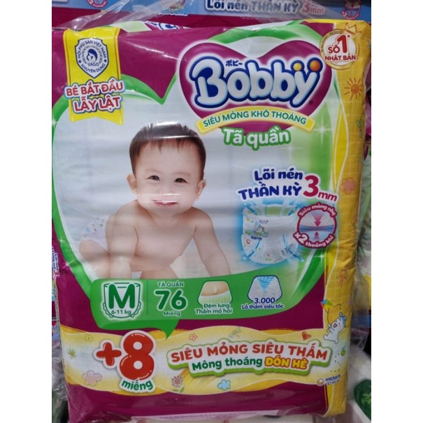 [chính hãng 100%] tả quần Bobby quần size M76, L68, XL62, XXL56
