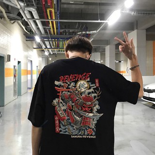Áo Thun Tay Lỡ Unisex Samurai Báo Thù