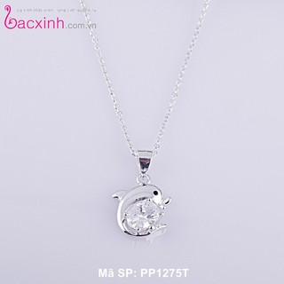 Dây chuyền Ý 925 Bạc Xinh - Cá heo may mắn PP1275