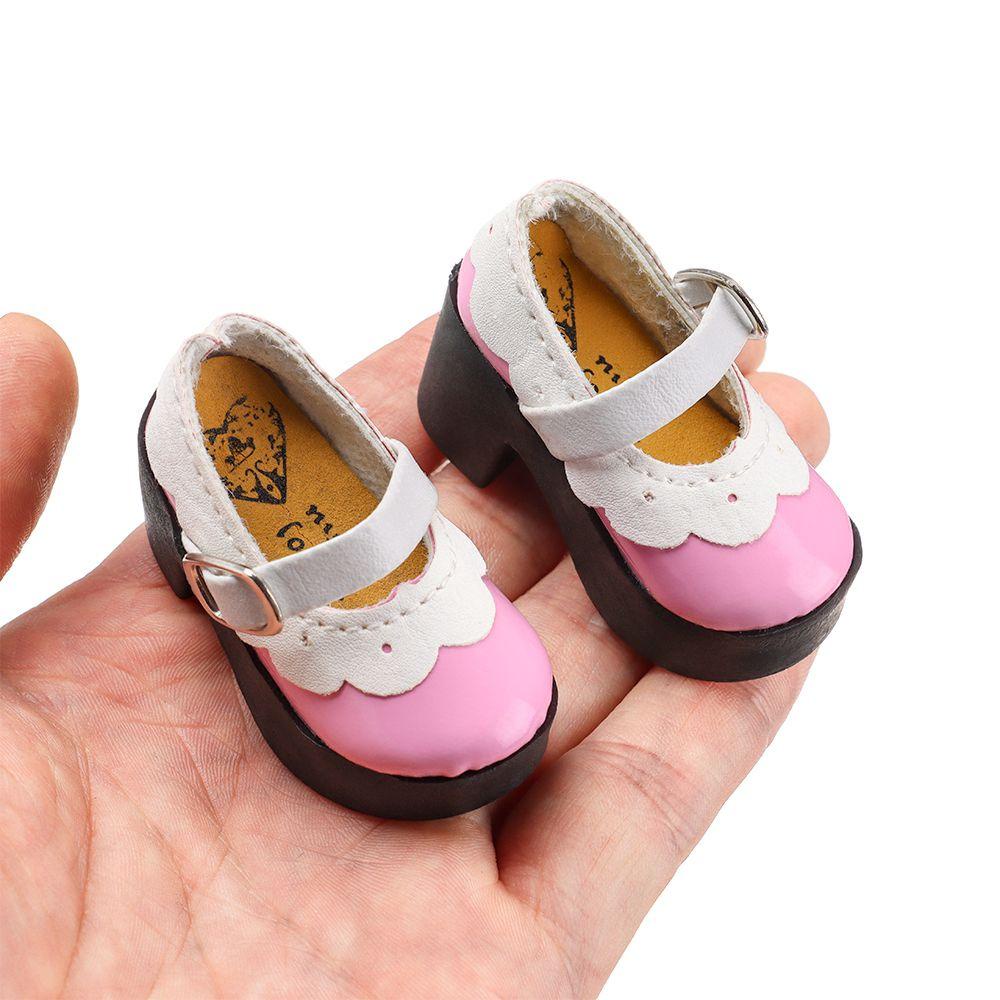 Giày Boot Da PU Thời Trang Cho Búp Bê