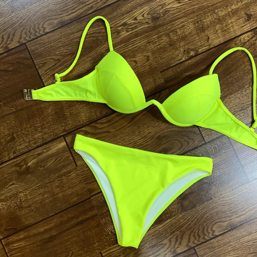 BiKiNi đồ bơi 2 mảnh gọng W có mút đệm nâng ngực chuẩn ảnh hàng thiết kế cao cấp - RGW