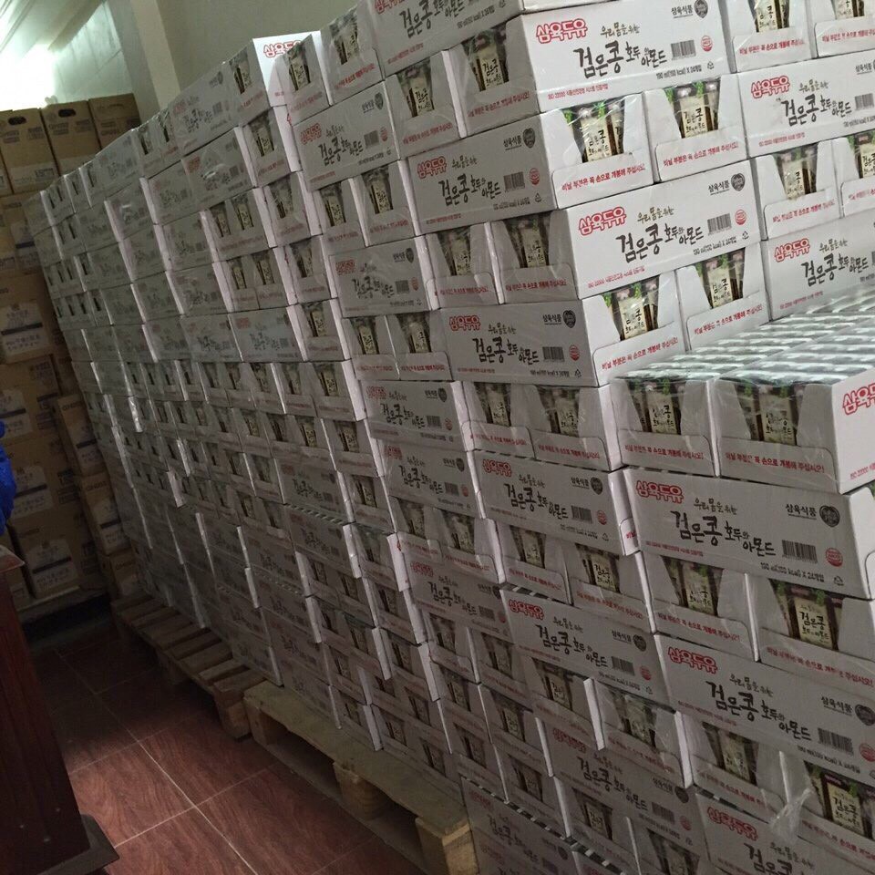 SỮA ÓC CHÓ HẠNH NHÂN ĐẬU ĐEN HÀN QUỐC thùng 24 hộp