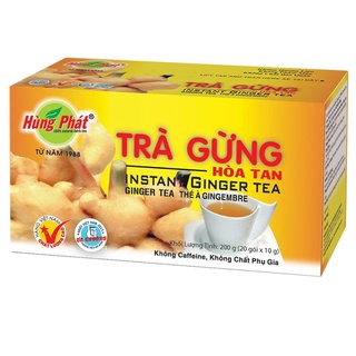 Trà gừng hoà tan Hùng Phát 200gr