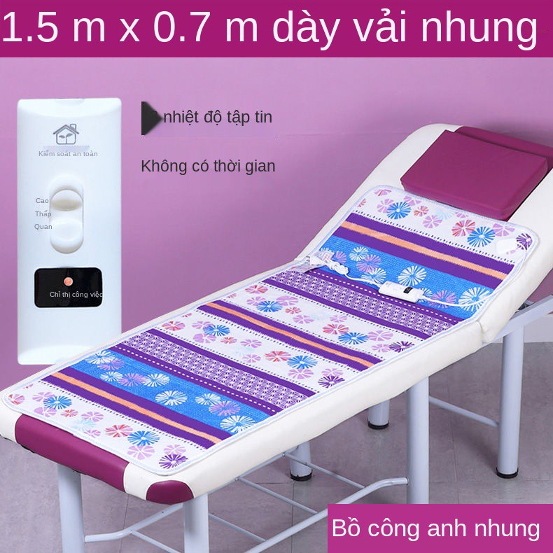 ☈Chăn điện đơn không thấm nước giường thẩm mỹ viện đặc biệt massage nệm nhỏ trên ghế sofa 70cm60