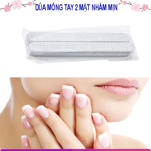 Dũa Móng Tay 2 Mặt Nhám - Mịn Đánh Bóng An Toàn Tiện Lợi ( Loại 1)