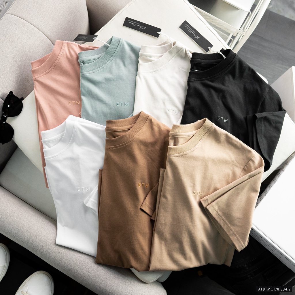 Áo Thun Cộc Tay Nam BTM In Logo Ngực Vải Cotton 2 Chiều Cực Đẹp - BENTINO