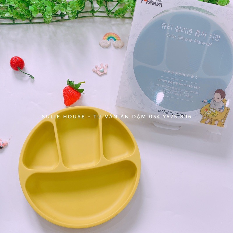 Khay ăn dặm silicon Hàn quốc Agafura