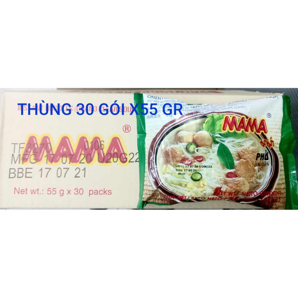 phở mama ăn liền  gói 55gr THÁILAN | BigBuy360 - bigbuy360.vn