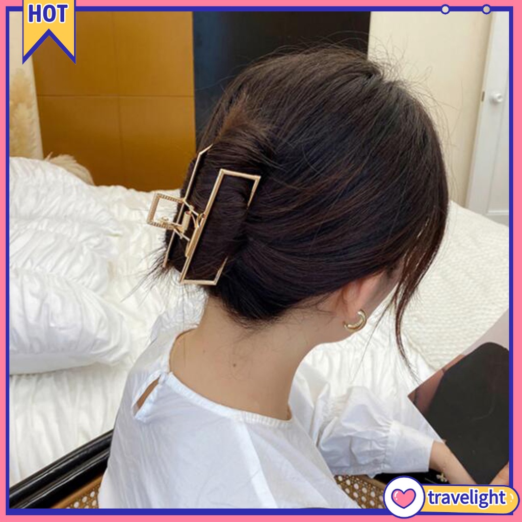 Kẹp tóc kim loại kiểu dáng thanh lịch cho nữ