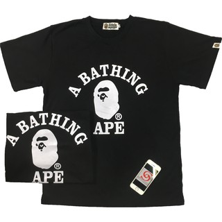 Áo thun A Bathing ape màu đen nam nữ 2018 - ABP039
