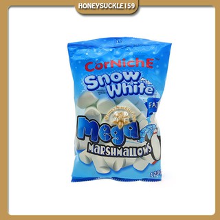 Kẹo Xốp Trắng Marshmallow Trắng Lớn Gói 120gr