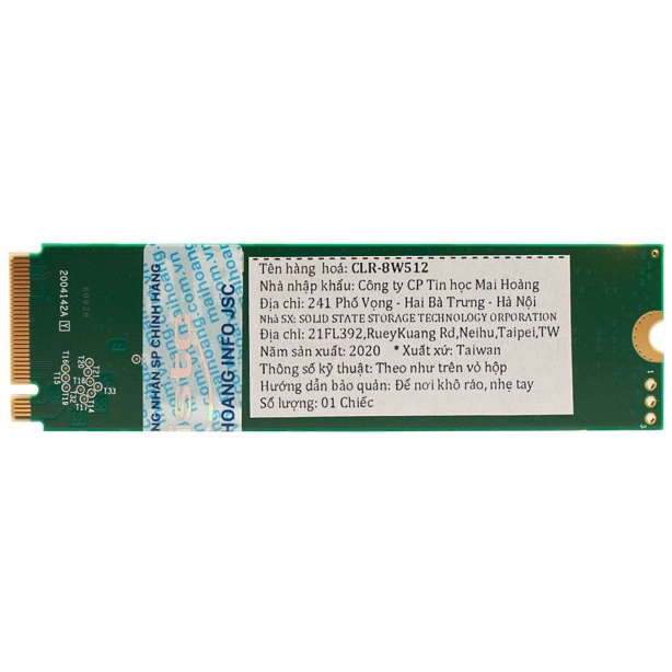  Ổ cứng SSD Toshiba 512Gb M2 NVME CRL 8W512 - Bảo hành chính hãng Mai hoàng 36 Tháng | BigBuy360 - bigbuy360.vn