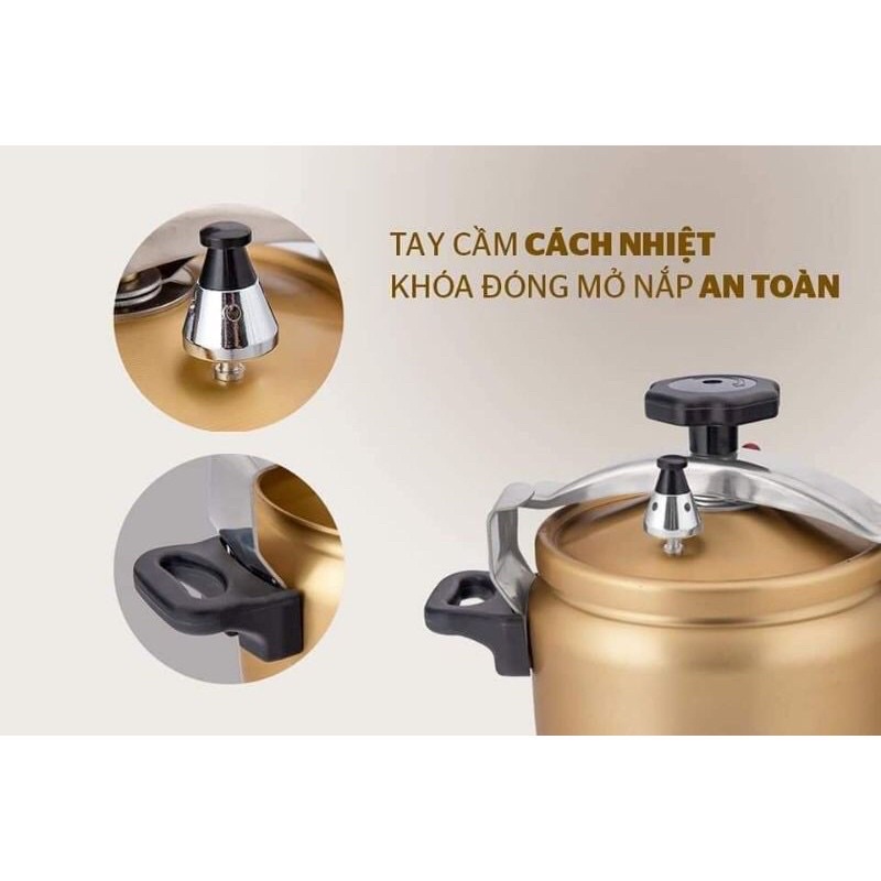 Nồi Áp Suất đun gas sunhouse dung tích 3,5L ,5L,6L hàng chính hãng giá rẻ