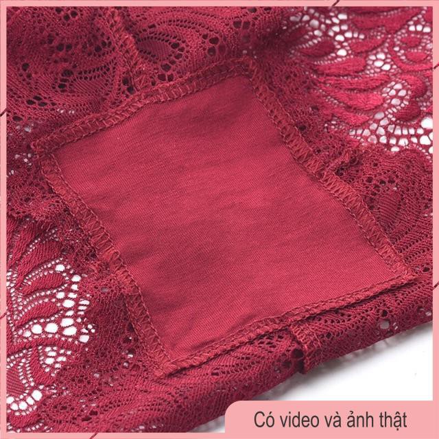 Quần Lót Nữ Ren Sexy thiết kế họa tiết ren xuyên thấu siêu gợi cảm quyến rũ - QL G8837