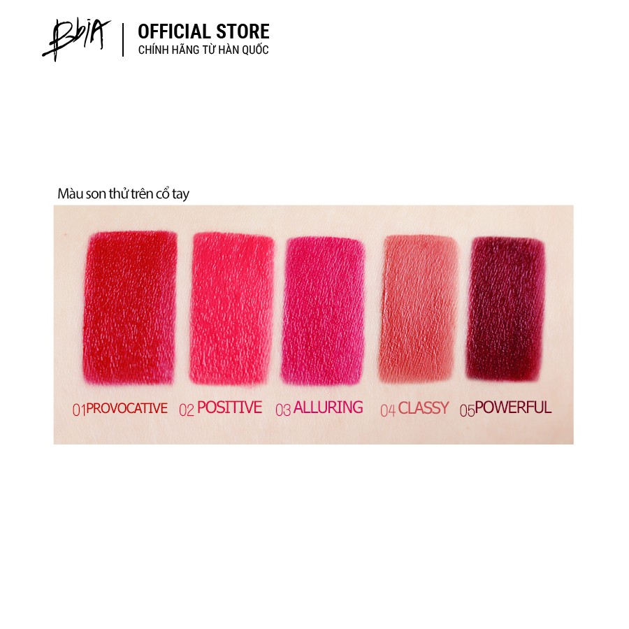Son lì Bbia Last Lipstick Version 1 (5 Màu) 3.5g - Bbia Official Store | BigBuy360 - bigbuy360.vn