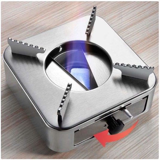 Bếp cồn inox hình vuông cao cấp
