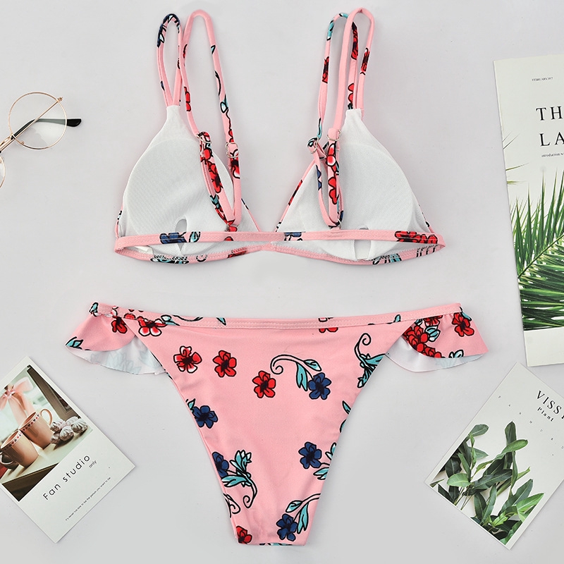 Bộ Đồ Bơi Hai Mảnh In Hoa Xinh Xắn Cho Nữ | BigBuy360 - bigbuy360.vn