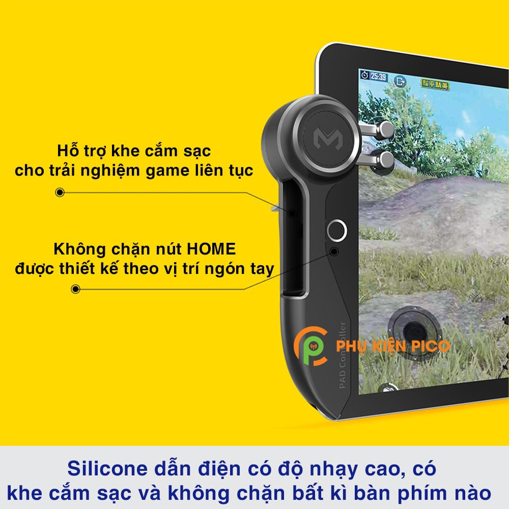 Tay cầm chơi game 6 ngón dành cho IPAD, Máy tính bảng chính hãng Memo Akpad6K - Phụ kiện chơi Game Mobile