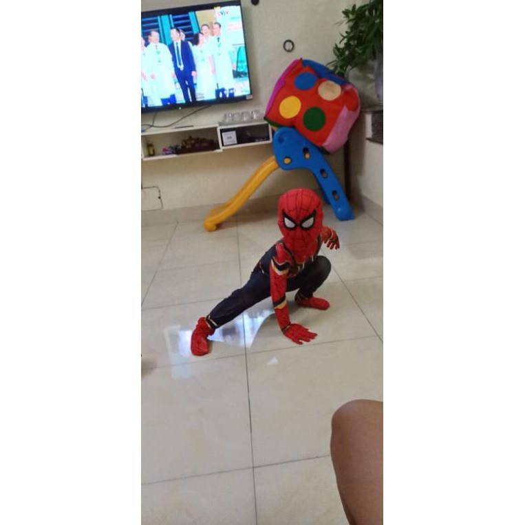 Mũ Trùm đầu siêu nhân người nhện Spider man