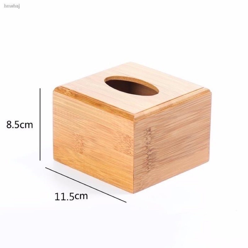 Hộp Giấy Ăn Tre Hình Vuông