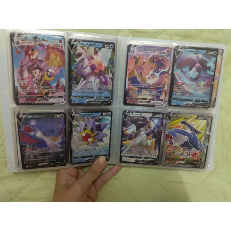 Combo 240 thẻ bài Pokemon hiếm không lấp lánh, đi kèm album
