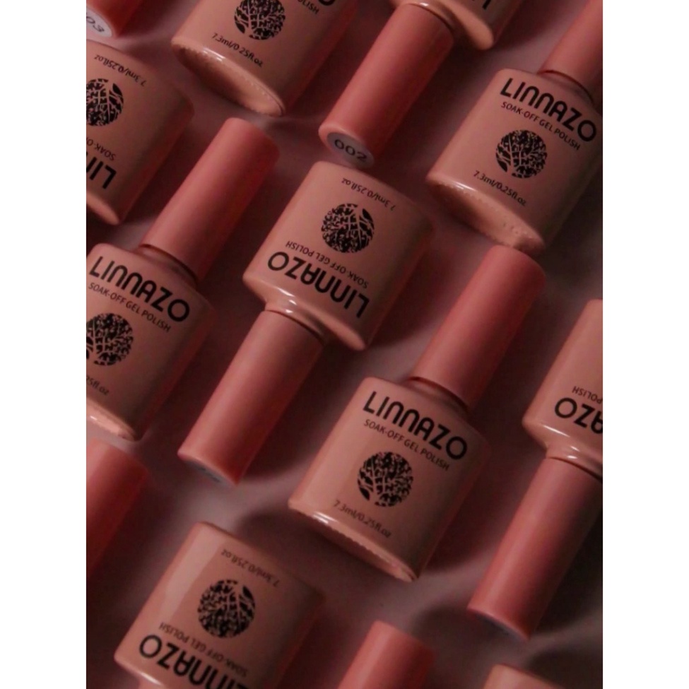 Sơn Móng Tay Gel Uv Linnazo Nhiều Màu Sắc Lấp Lánh 7.3ml làm nail mi spa shop Hoangnam
