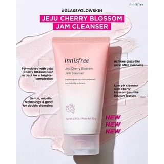 Sữa rửa mặt innisfree jeju cherry blossom jam cleaner