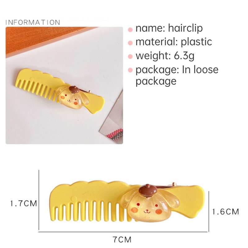 Lược Kẹp Tóc Màu Kẹo Sáng Tạo Dễ Thương Phong Cách Hàn Quốc