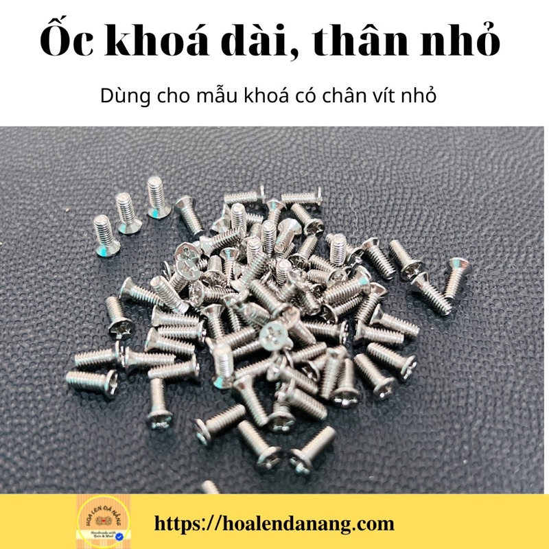 Các loại ốc vít thân dài dùng cho khóa, chân đế
