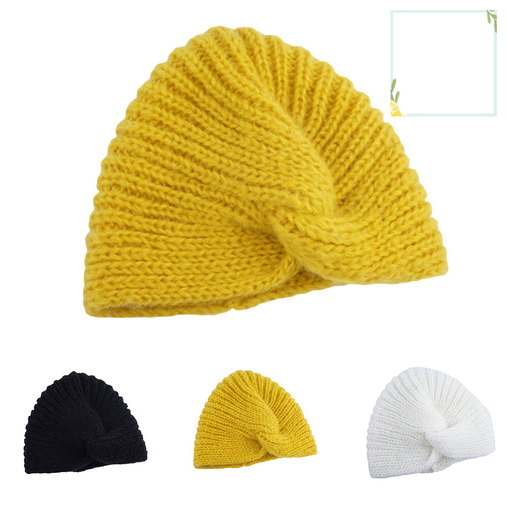 Mũ Beanie Đan Len Màu Trơn Thời Trang Thu Đông Cho Nữ