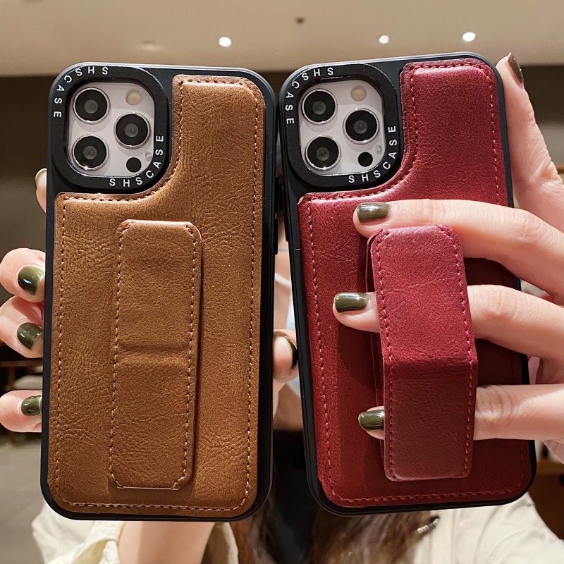 Ốp Điện Thoại Da Chống Sốc Có Ngăn Đựng Thẻ Đa Năng Thời Trang Cho iPhone 13 12 11 Pro Max XS XR X 8 7 Plus + SE 2020