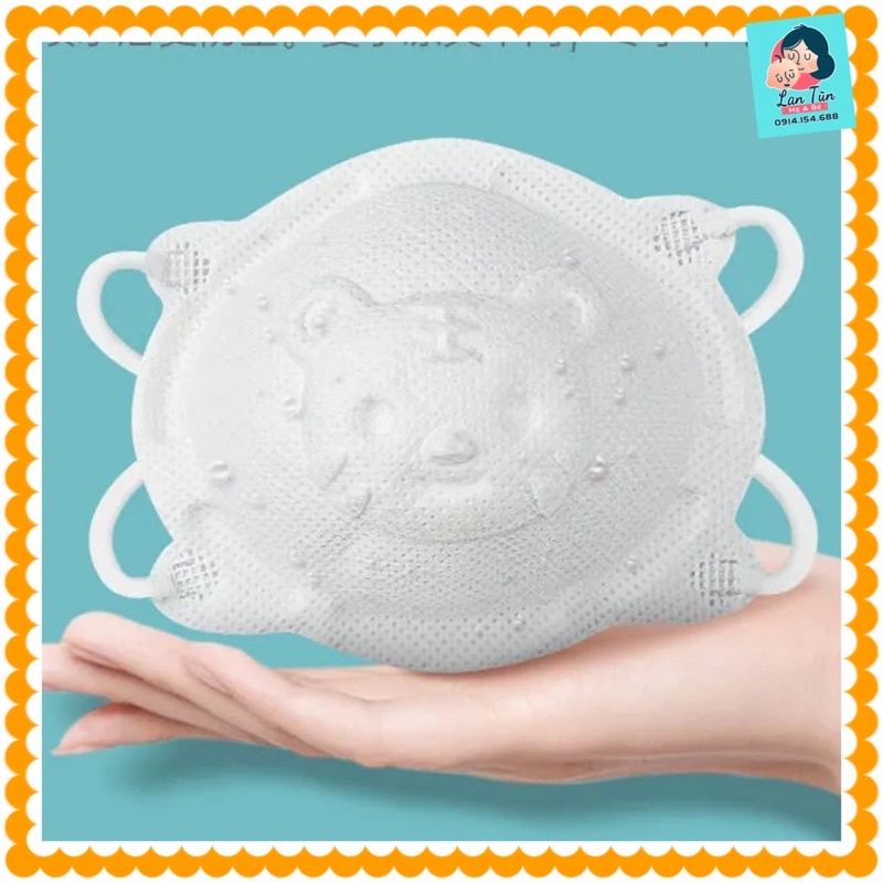 Khẩu Trang Em Bé BAKALA Siêu Mềm Kháng Khuẩn, Chống Bụi Cho Bé Từ Sơ Sinh Đến 3Tuổi