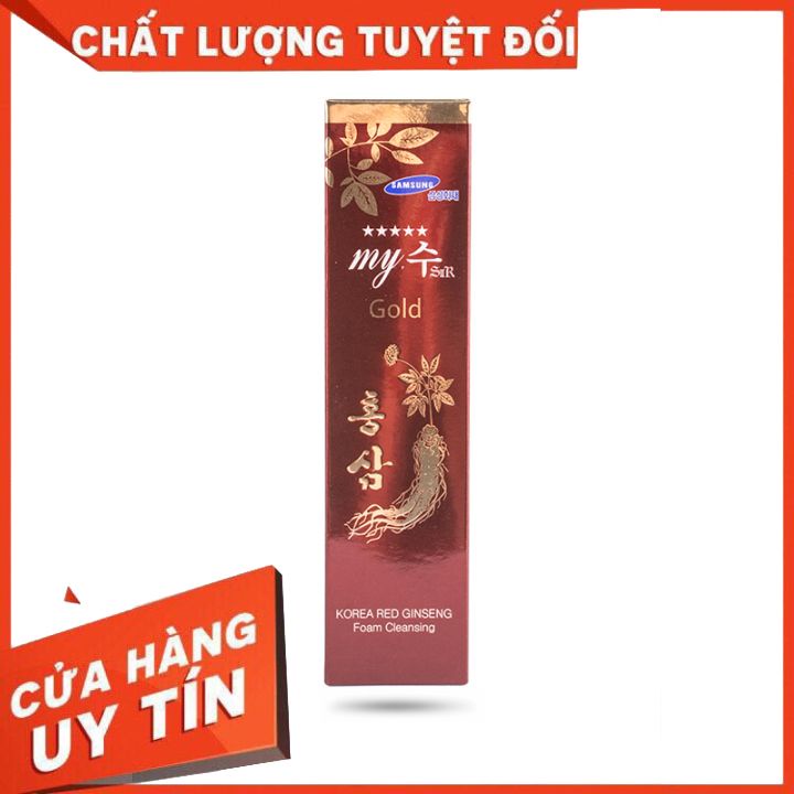 Sữa Rữa Mặt Sâm Đỏ Hàn Quốc -Korea Red Ginseng Foam Cleansing 130ml