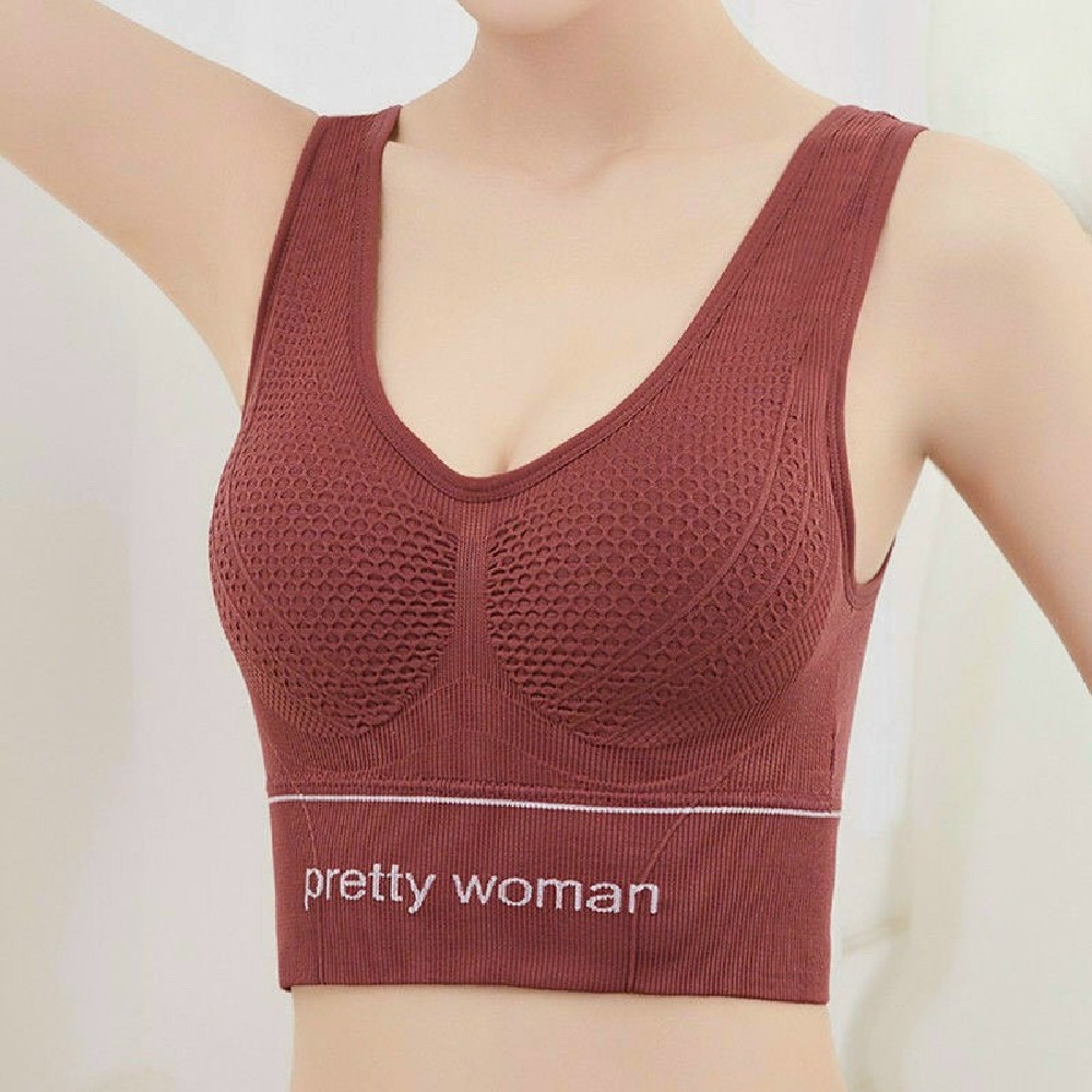 Bra woman chất dệt kim co giãn (đồ tập gym-yoga nữ)