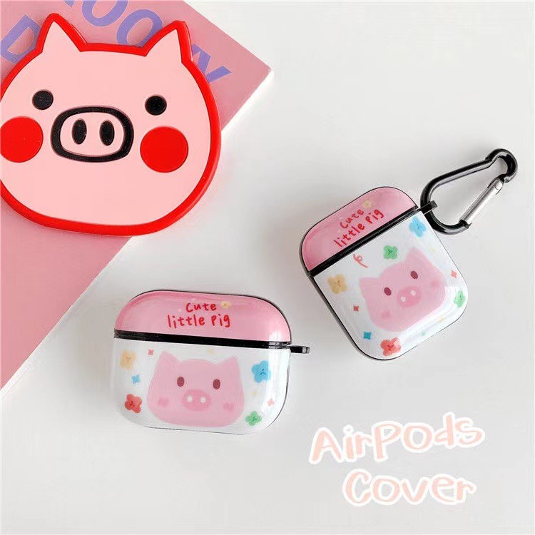 Hộp đựng airpods với hơn 20 hình hoạt hình 3D có móc silicone bảo vệ tại nghe Bluetooth | BigBuy360 - bigbuy360.vn