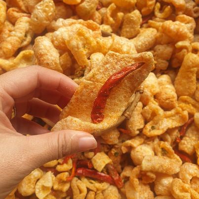 Da heo muối nhuyễn hành phi - giá sỉ 100g / 200g / 500g