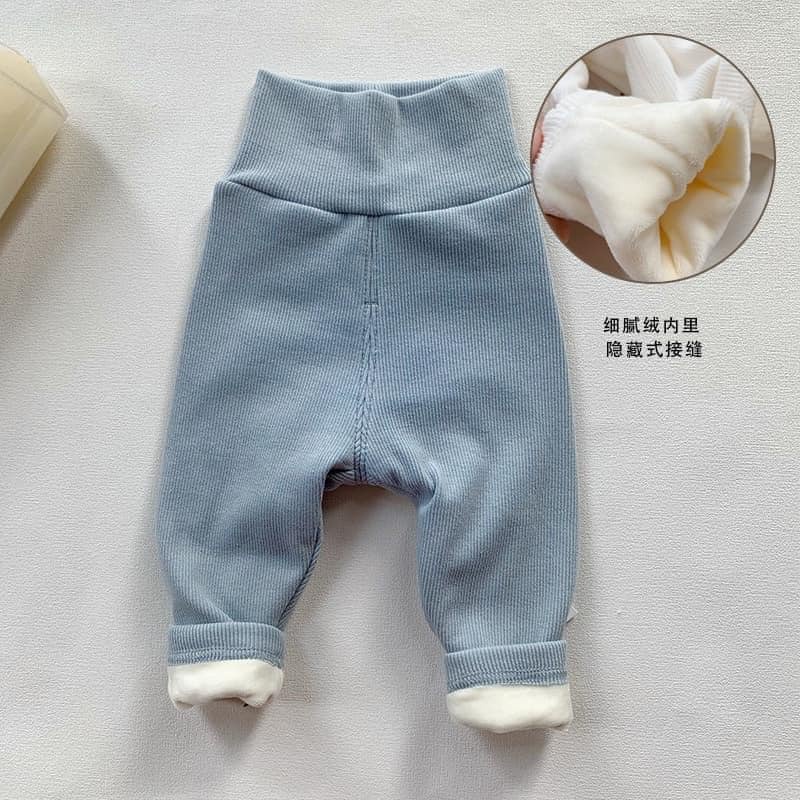 Quần legging lót lông lưng cao cho bé