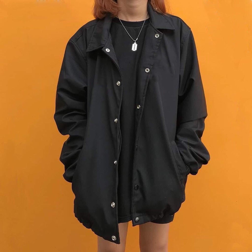ÁO KHOÁC KAKI JACKET TRƠN ĐEN NAM NỮ UNISEX NAM NỮ LOCAL BRAND,VNXK !!!! | BigBuy360 - bigbuy360.vn