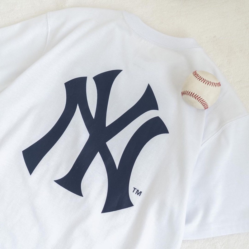 (Auth) - Áo New Era Ny trắng Big Logo