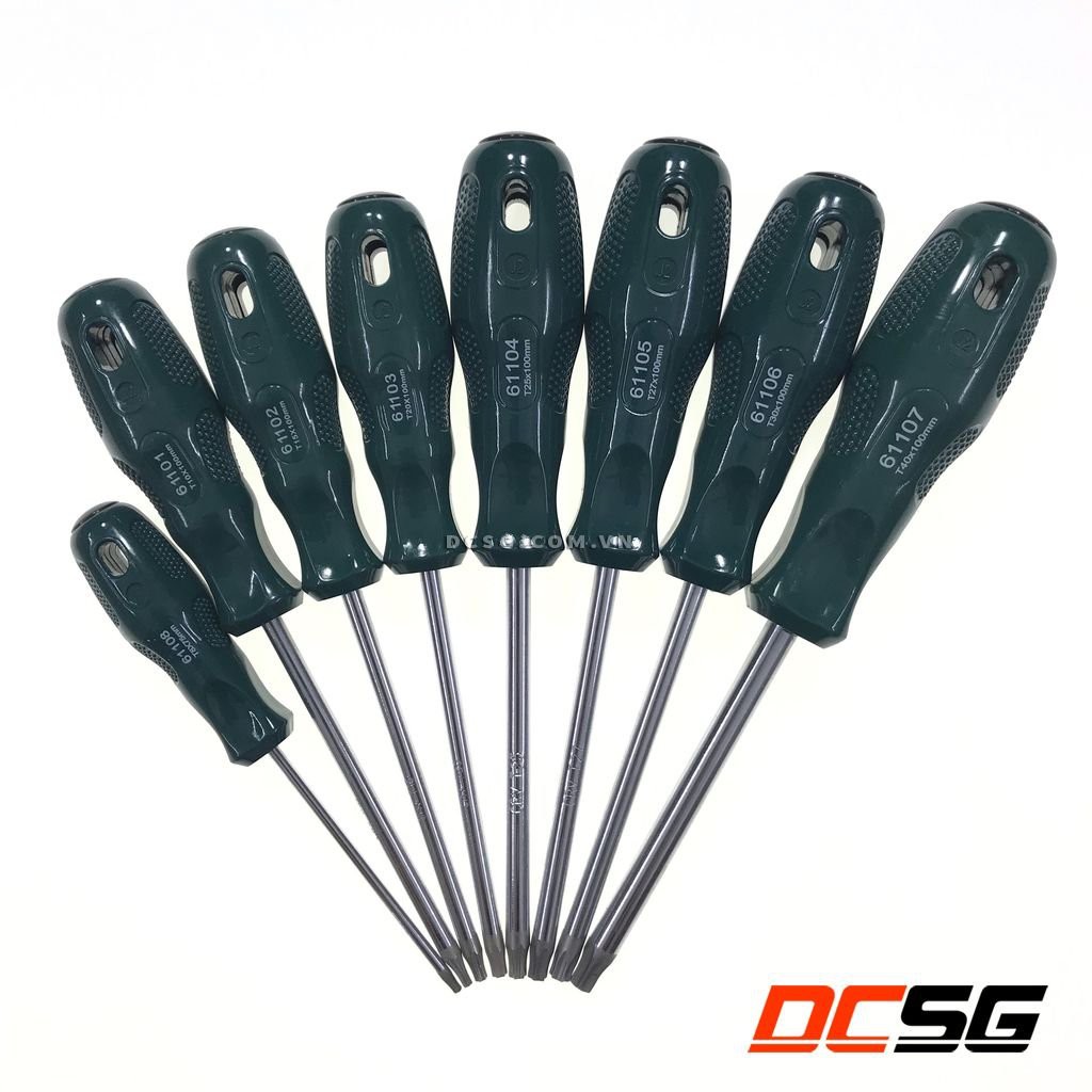 Tua vít mũi hình sao T15x100mm Sata 61102