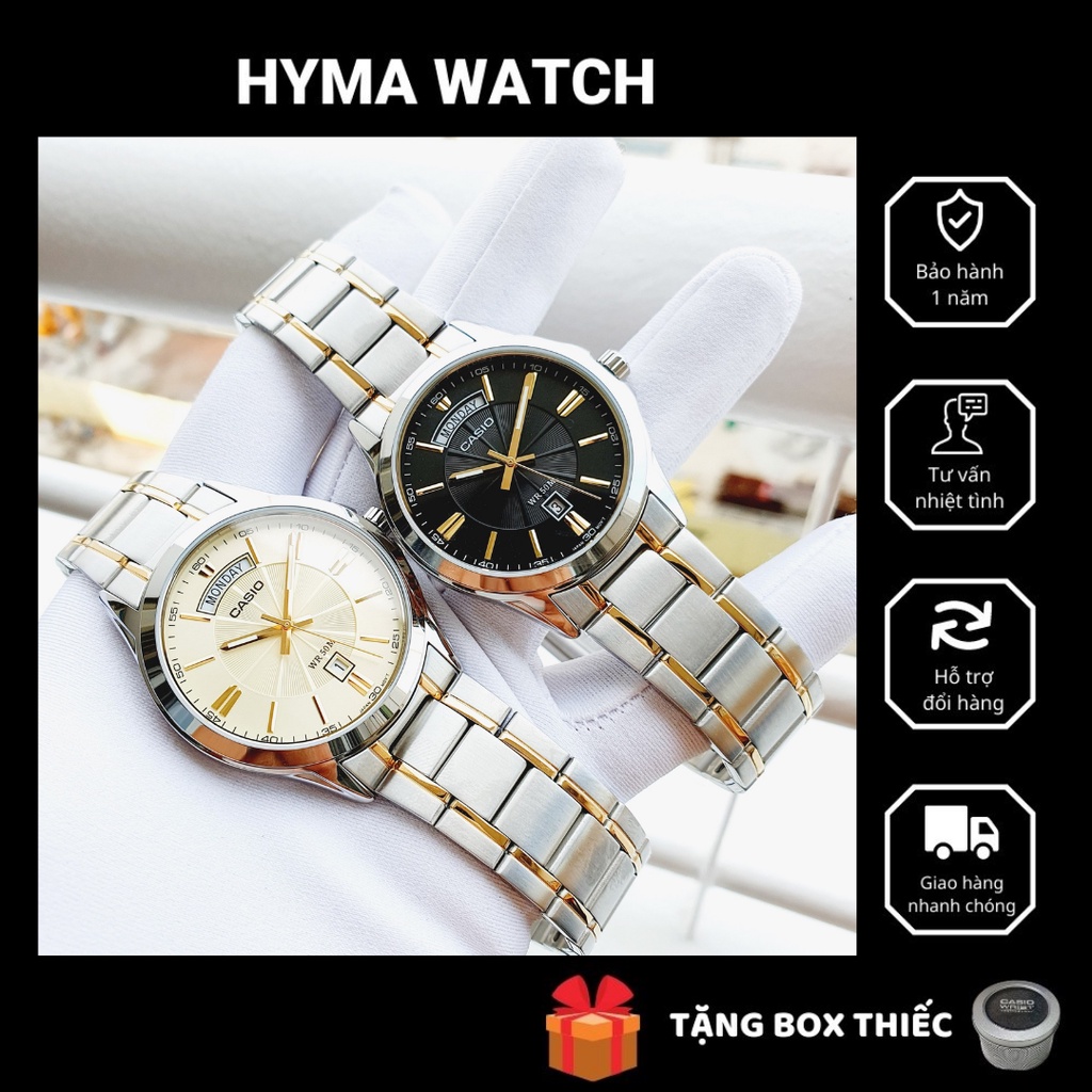 Đồng hồ Casio Nam chính hãng MTP-1381G Bảo hành 1 năm Hyma watch