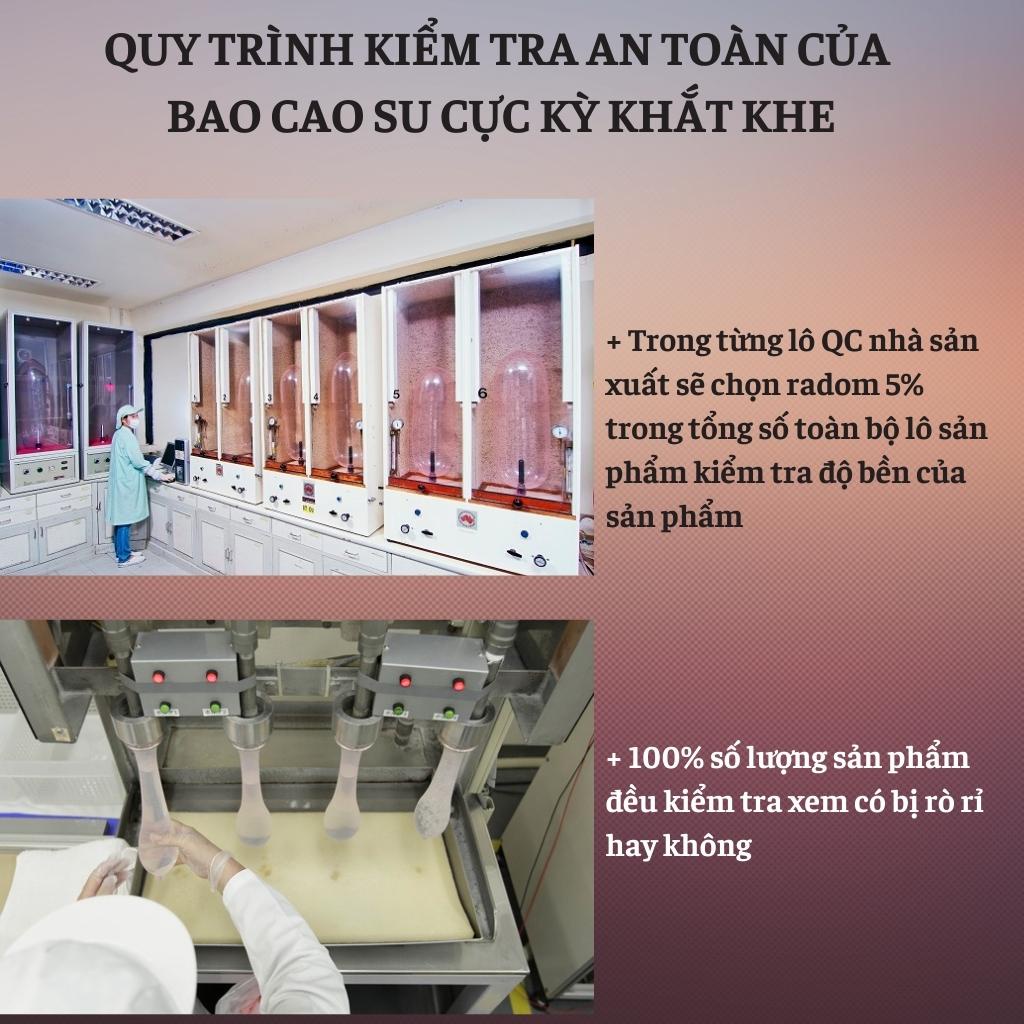 Bao cao su OZO Feelex hường gân gai, nhiều gel, hương socola, kéo dài thời gian quan hệ - Hộp 10 bcs-olo store