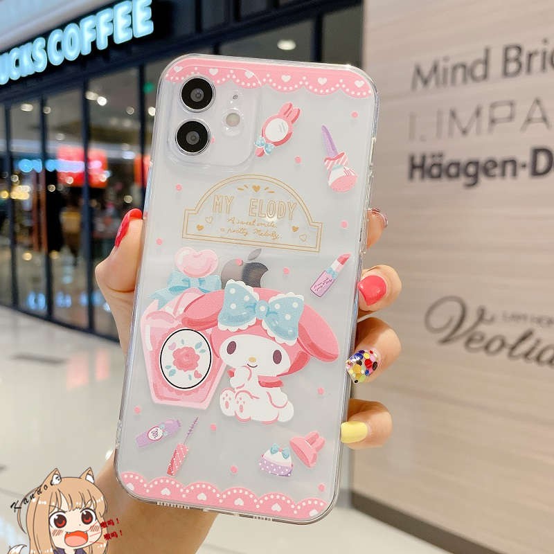 Sanrio Ốp Điện Thoại Trong Suốt Họa Tiết Patriot Cho Iphone 12 Xs 11promax Xr 7 I8plus Se2