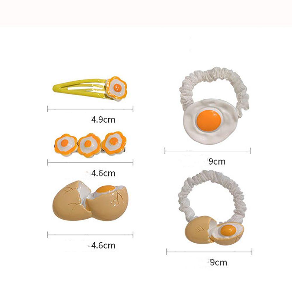 Kẹp Tóc Đuôi Ngựa BB Hình Quả Trứng Lấp Lánh Dễ Thương Vui Nhộn Dành Cho Bạn Nữ
