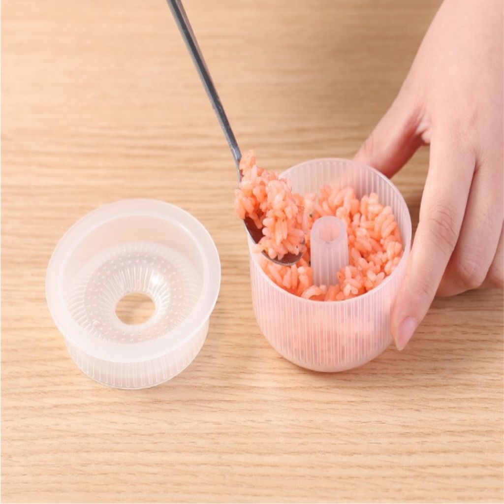 Khuôn Làm Cơm Nắm Bento Hình Bánh Donut Phong Cách Nhật Bản Mới Diy