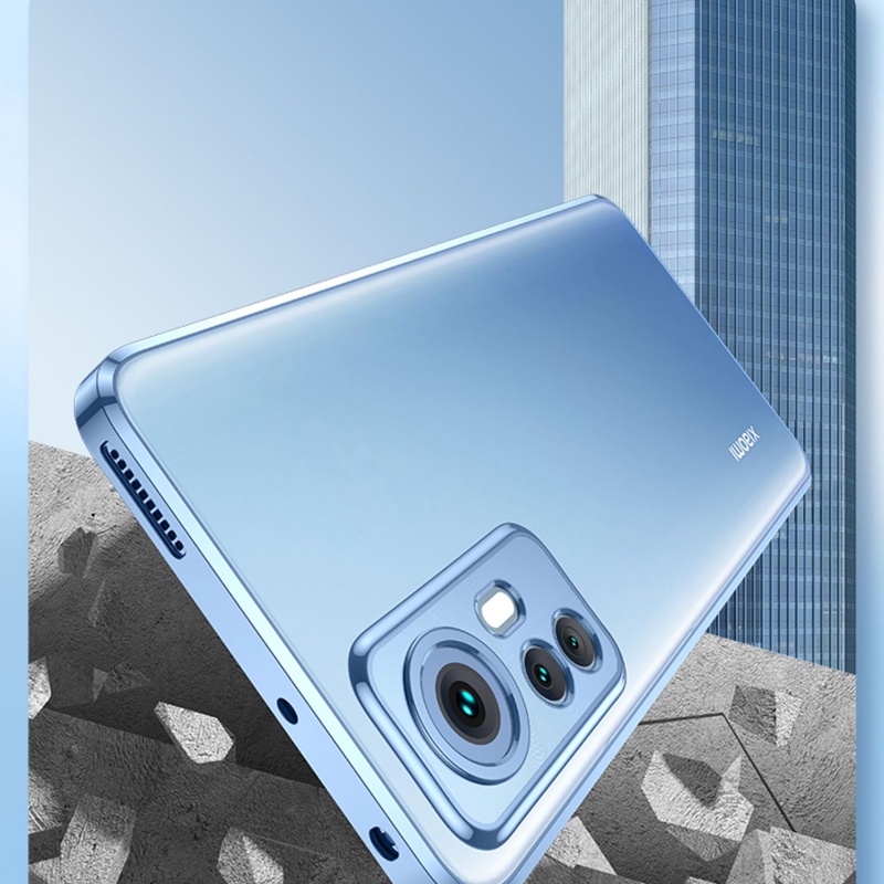 Ốp Điện Thoại Mềm Trong Suốt Hình Vuông Cho xiaomi mi 13 12 11 lite 5g ne 13t 12t 11t 10t pro